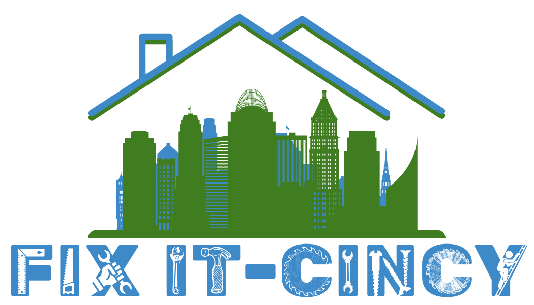 fix-it-cincy-logo-featuring-cincinnati-skyline-with-home-improvement-and-handyman-tool-icons-integrated-into-the-text-representing-reliable-handyman-services-in-greater-cincinnati-and-northern-kentucky