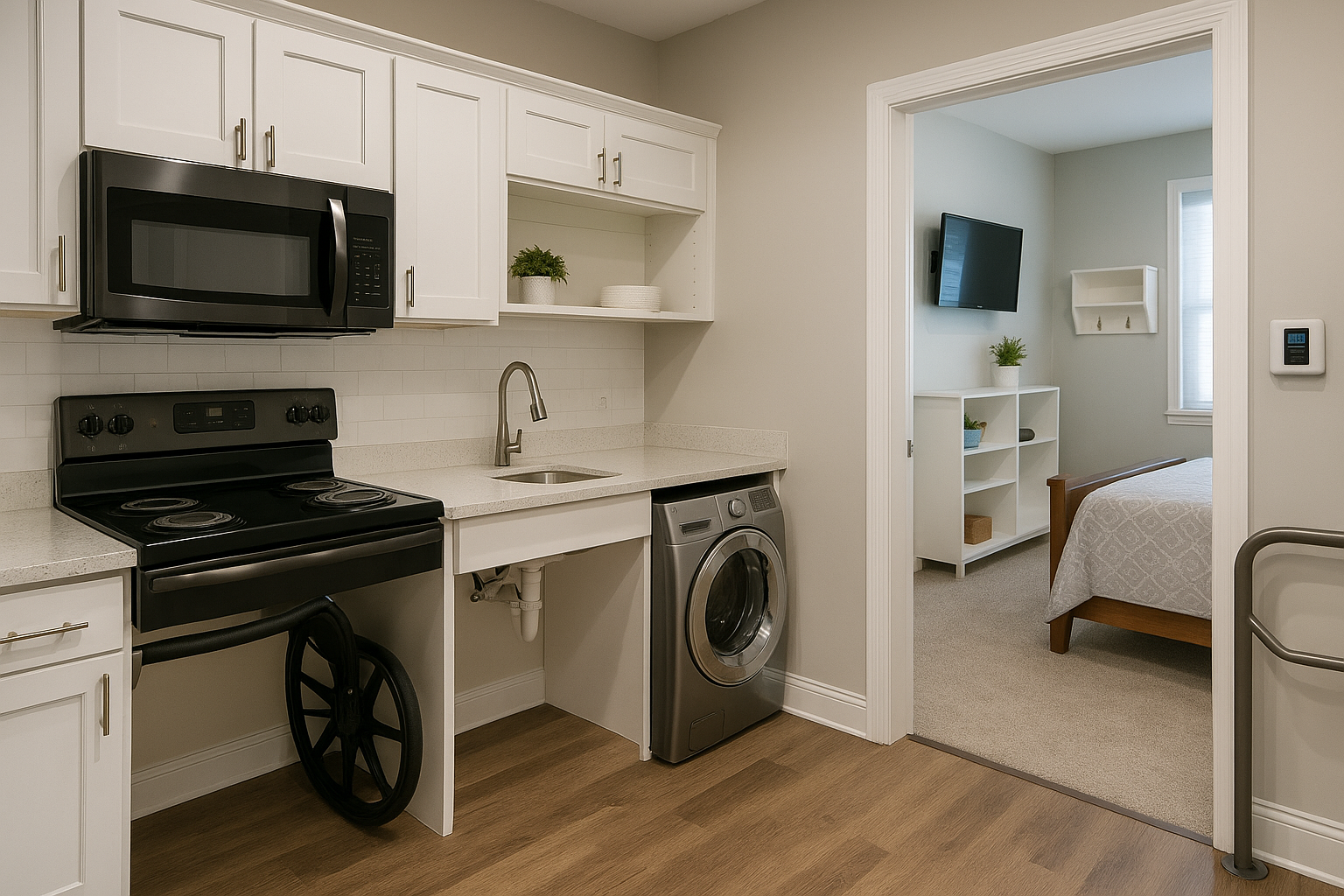 Independence Support Features floor-installation-tools-light-hammer-tape-measure-prep-for-repair