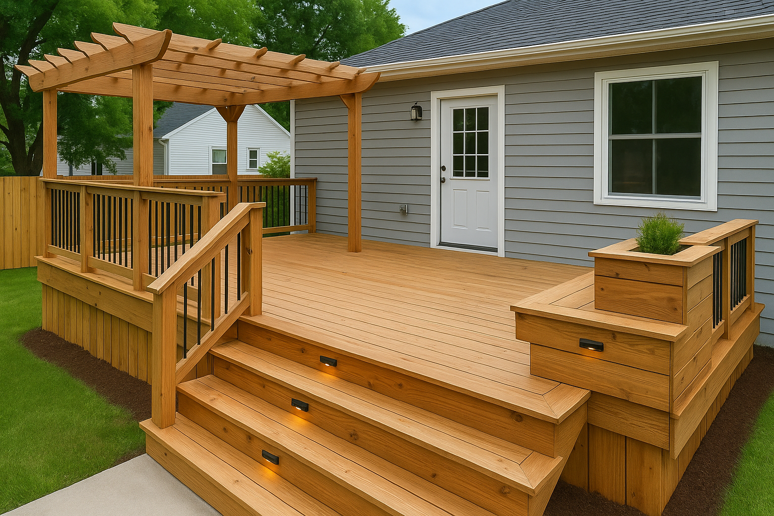 floor-installation-tools-light-hammer-tape-measure-prep-for-repair