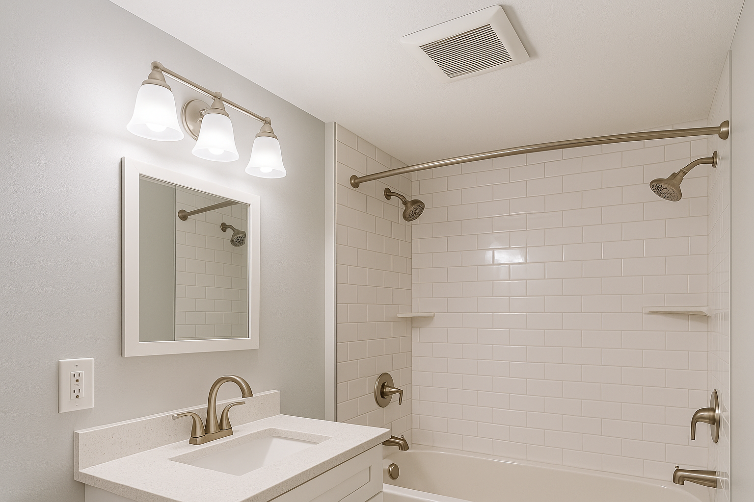 Ventilation Lighting floor-installation-tools-light-hammer-tape-measure-prep-for-repair